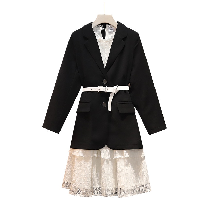 Dresskjole for kvinner vår og høst pluss størrelse damedresskjole dress for kvinner