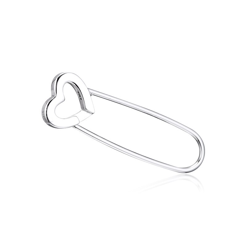 100% 925 Sterling Silver Jewelry Signaure Me Safety Pin Brooch