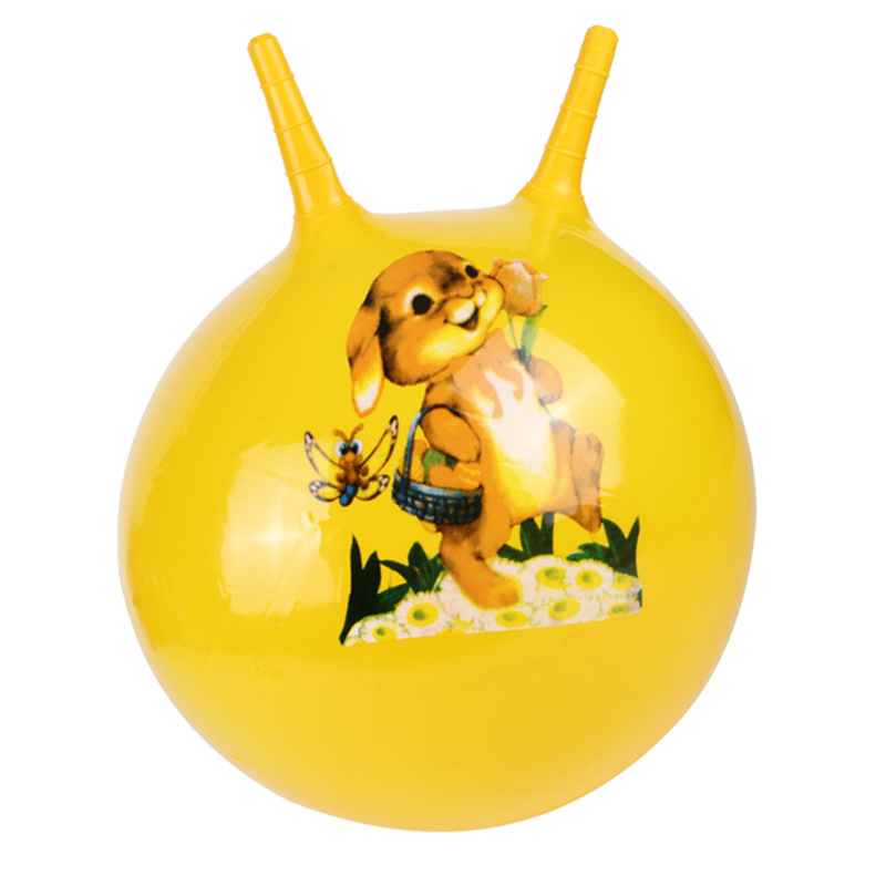 45cm Thickened Bouncing Ball Toys Inflatable Cartoon Jumping Ball Bounce Stress Ball Kids Health Care Toy Balls