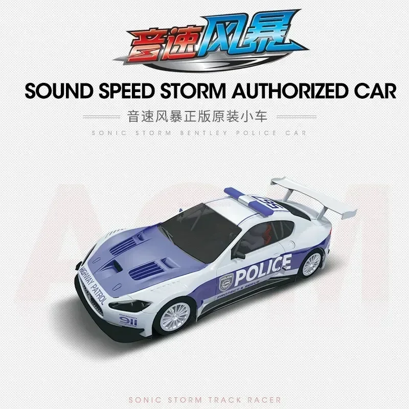 1:64 Electric Race Track Car Accessories Toy Remote Control Car Autorama Circuit Voiture Railway Slot Vehicle Kids Birthday: Gold