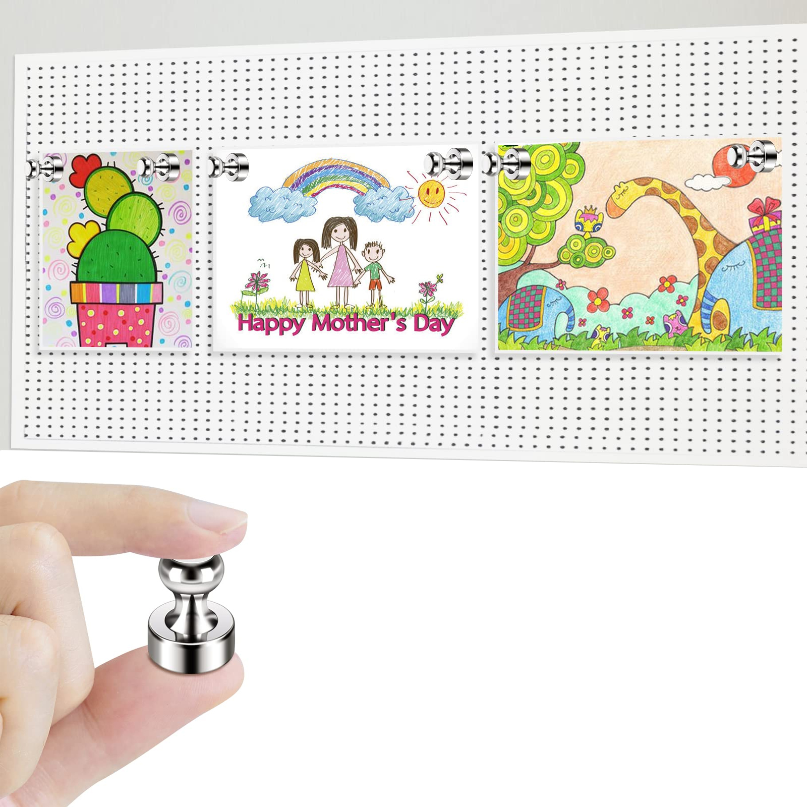 3/5/10 PCs Super Strong Neodymium Magnet Magnetic Pushpins Sucker Thumbtack Steel Magnet Push Pin for Refrigerator Whiteboard