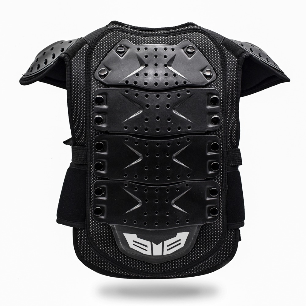 WOSAWE niños motocicleta Amour Protector de pecho espalda Spine soporte niños Body Protect Gear para Motocross Scooter Snowboard