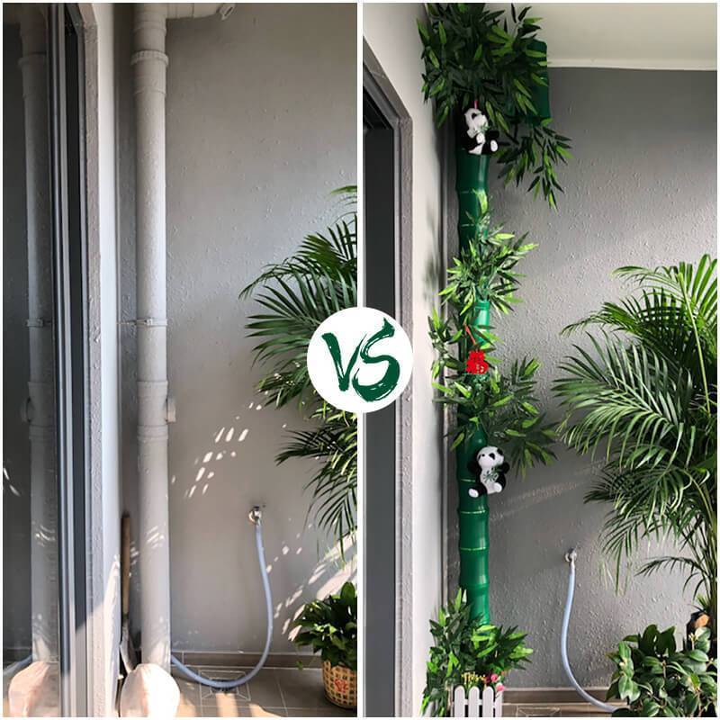 5pc Pipeline Bamboo Forest Bamboo pipe decoration