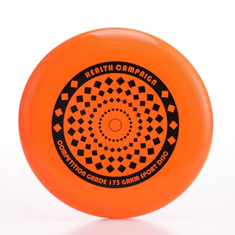 1 stück Professionelle 175g 27cm Ultimative fliegend Rabatt fliegende untertasse draussen freizeit spielzeug männer frauen freundlicher Ich bin freien spiel spielzeug: Orange