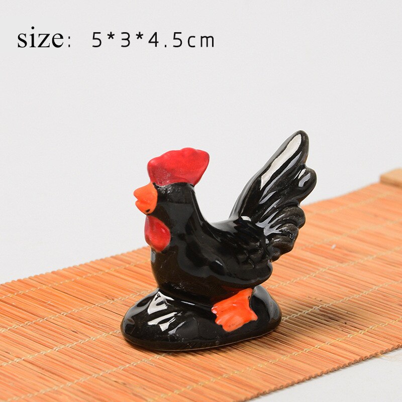 Ceramic Cute Rooster Hen Shaper Chopstick Holder Spoon Rack Chopstick Rest Dining Table Decor Decoration Kitchen Tableware