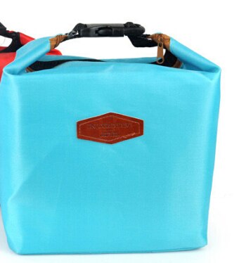 Portatile di modo Termico Isolato Sacchetto del Pranzo del dispositivo di Raffreddamento Pranzo Al Sacco Sacchetto di Immagazzinaggio signora trasportare Picinic Cibo Isolamento Tote ERckage 882800: blu