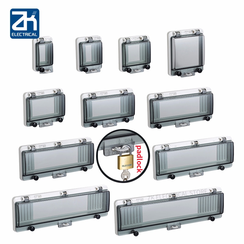 Circuit Breaker Transparent Waterproof Box Window Distribution Box Protect Window Cover Monitor Observation Window Switch Ip67