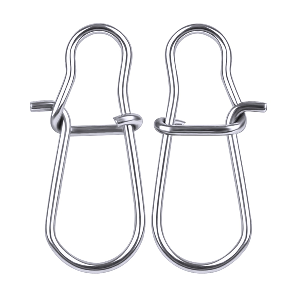 1000pcs NiceFastlock Snap Fishing Barrel Swivel safety snap 12mm-33.5mm Swivel Snap 0#-8# fishing swivels