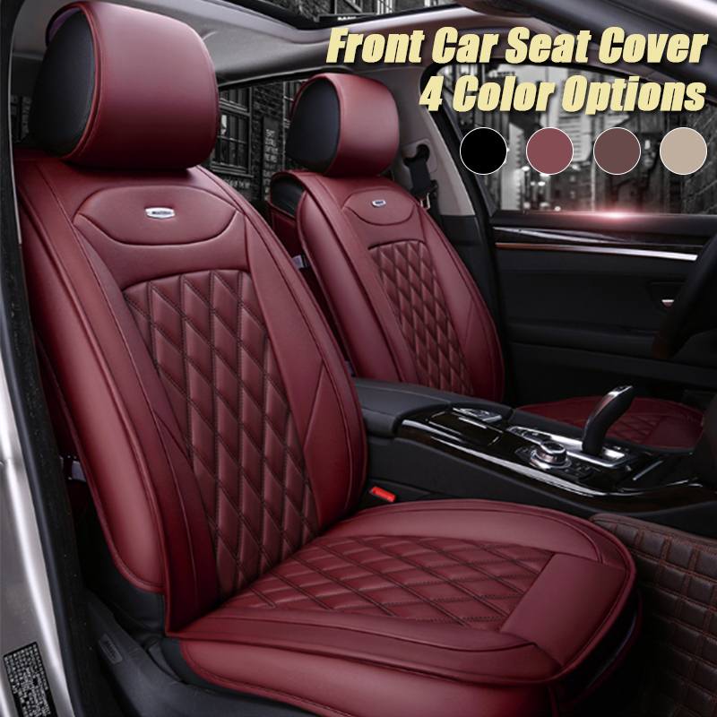 Pu Lederen Faux Lederen Auto Bekleding Set Universele Auto Stoelhoezen Voor Auto 'S Fit Voor Meest Suv Protector Mat auto Accessoires