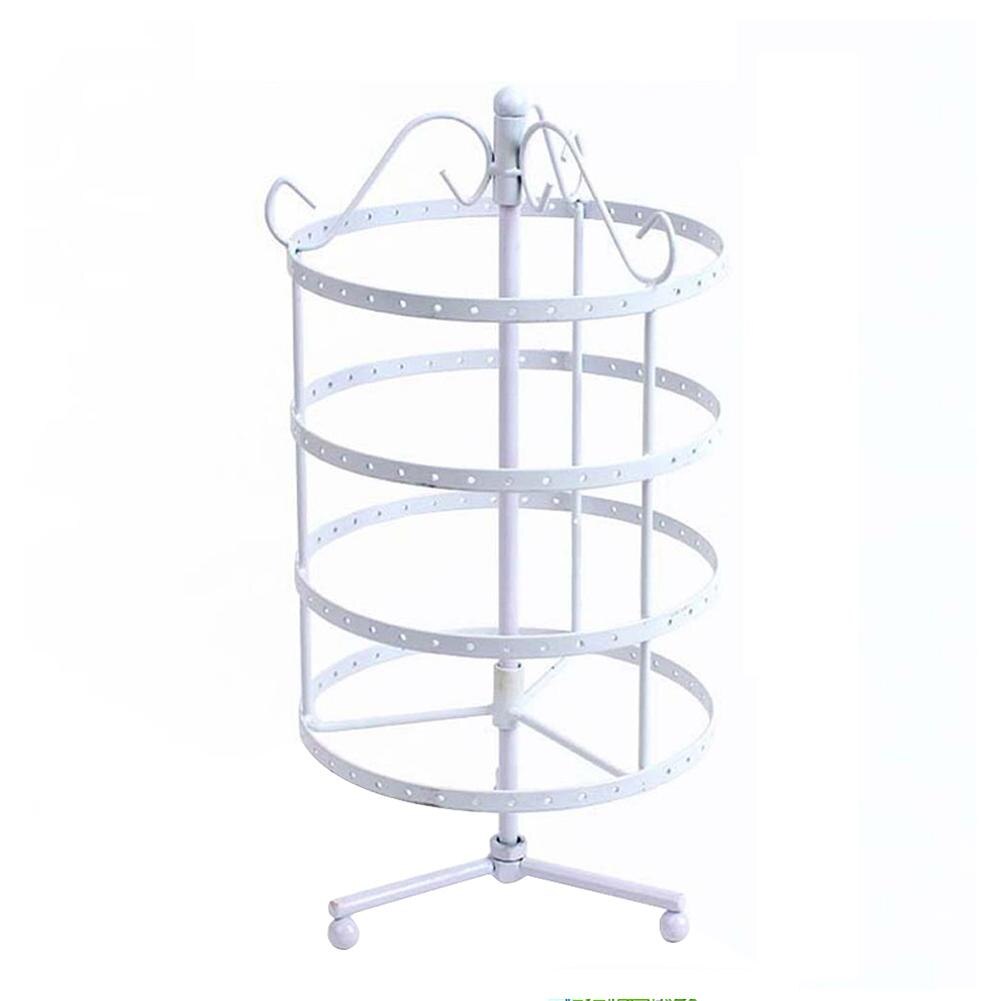 144 Gaten 4 Tiers Ronde Draaibaar Display Earring Vrouwen Sieraden Stand Rack Sieraden Organizer Joyeros Organizador De Joyas: 2