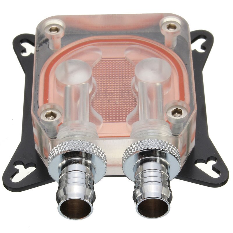 Gpu eau bloc refroidissement Double canal de cuivre colonne vidéo Ie carte refroidisseur d'eau radiateur 0.4Mm pour Amd W40