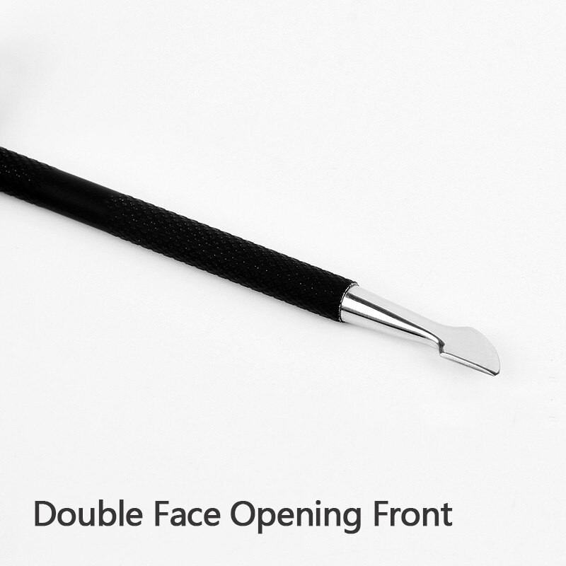 2Pcs Cuticle Trimmer Met Cuticle Pusher Cuticle Remover Cuticle Nipper Rvs Cuticle Cutter Manicure Tool Set TSLM1