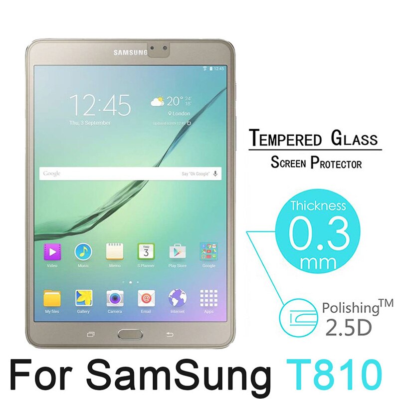 Szkło hartowane HD do tabletu Samsung Galaxy Tab S2 9,7 cala T810 T813 T815 T819 Osłona ekranu 2.5D Premium Protective Cover