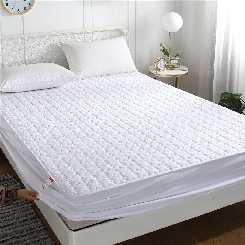 Bed Cover Stevige Waterdichte Matrasbeschermer Met Elastische Band Schuren Ademend Beddengoed Bed Matrashoes Anti-Mijt & Wasbaar