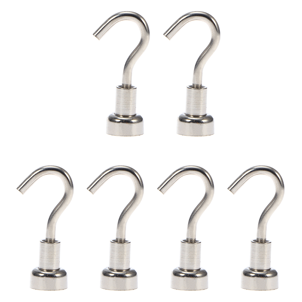 6 Pcs Heavy Duty Strong Magnetic Hooks for Storage and Organization Home Kitchen Accessories （D10）