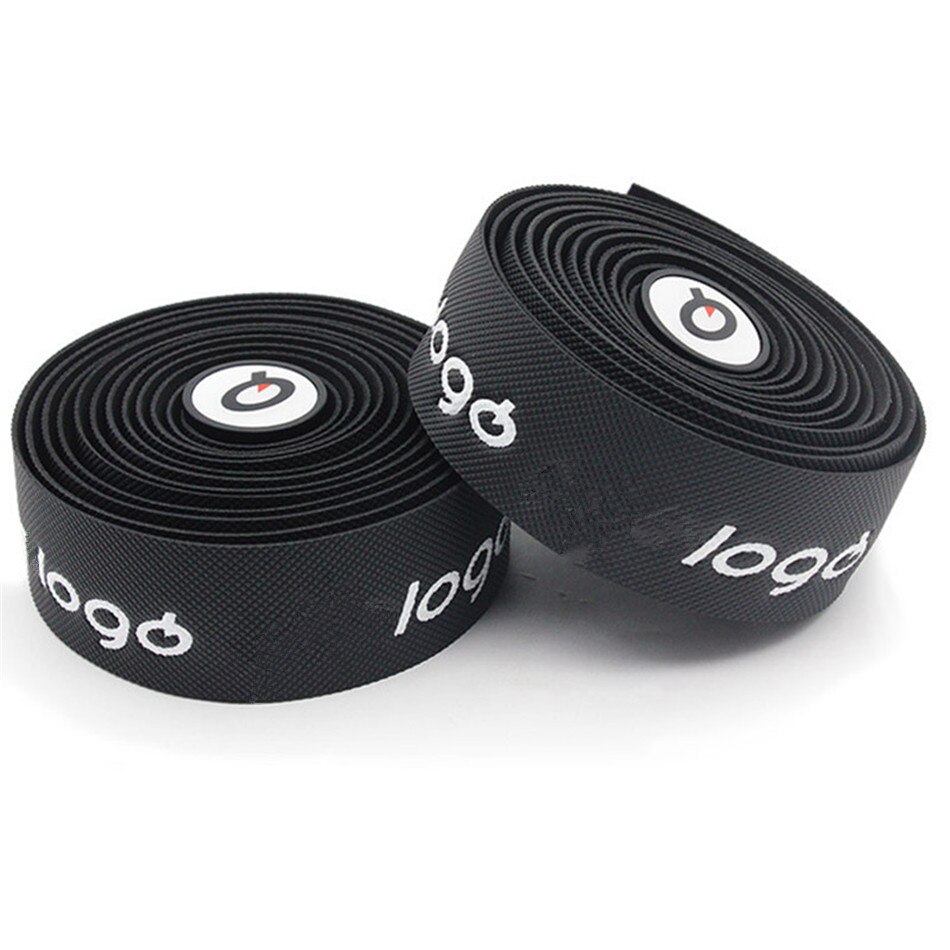 Proceler Fietsstuur Tape 3Mm Racefiets Fietsstuur Kurk Eva Pu Bar Tape Professionele Bike Stuurlint Wrap: Black-White