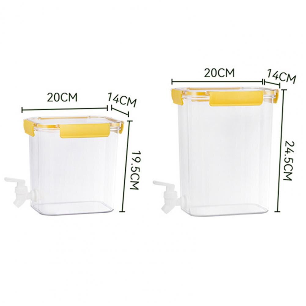 3.5L 4.5L Cold Kettle Large Capacity Multipurpose PET Faucet Lemonade Jug for Kitchen 