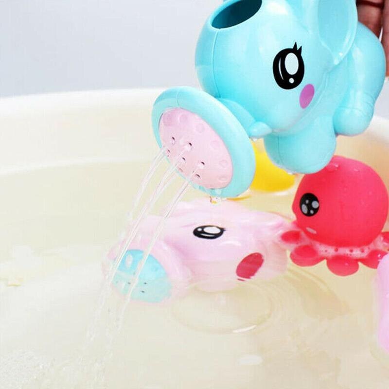 Funny Beach Bathroom Children Shower Pool Toys Cute Cartoon Elephant Bathing Water Shower Pool Toys for Baby Toddler