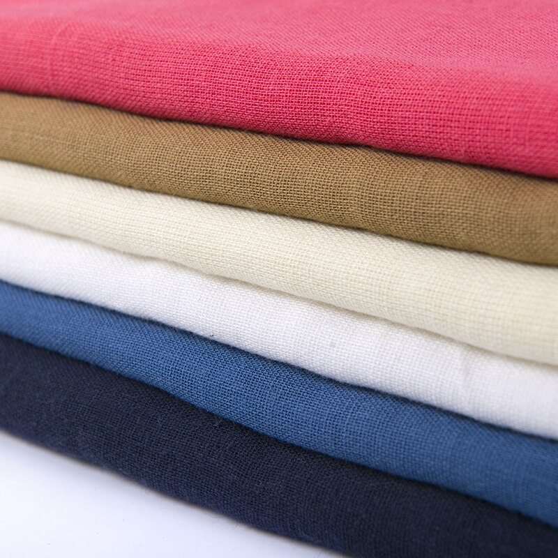 Barwiona dwuwarstwowa gaza tkanina miękka tkana bawełniana tkanina niemowlęca cywilny ochronny materiał robić szycia W300017