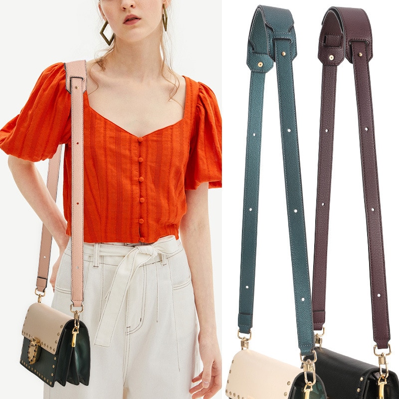 Mærke taske strop justerbar skulder crossbody strop til håndtaske læder taske pu strop taske tilbehør bælte til taske bolso mujer