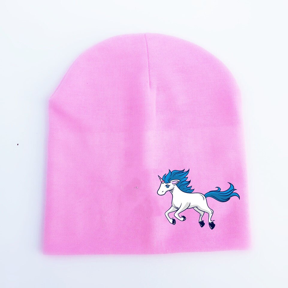 Protezione del bambino unicorno mostro del partito dei bambini di Autunno Del bambino Del Cappello della ragazza di Protezione Ragazzo per Bambini in cotone berretto cofano Bambini per il ragazzo del bambino del cappello