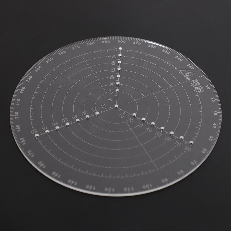 Center Finder Tool Woodworking Compass for Woodturners Bowls Lathe Work Clear Acrylic Drawing Circles Diameter