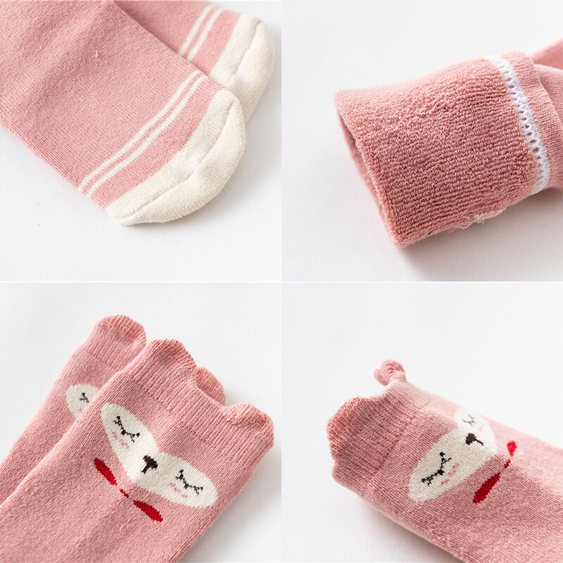 Frühling Herbst Winter Baby Socken Jungen Mädchen Kleinkind Kleinkind Baumwolle Socken Anti Rutsch Niedlichen Karikatur Ebene Nicht-Unterhose Boden tragen 0-2Y