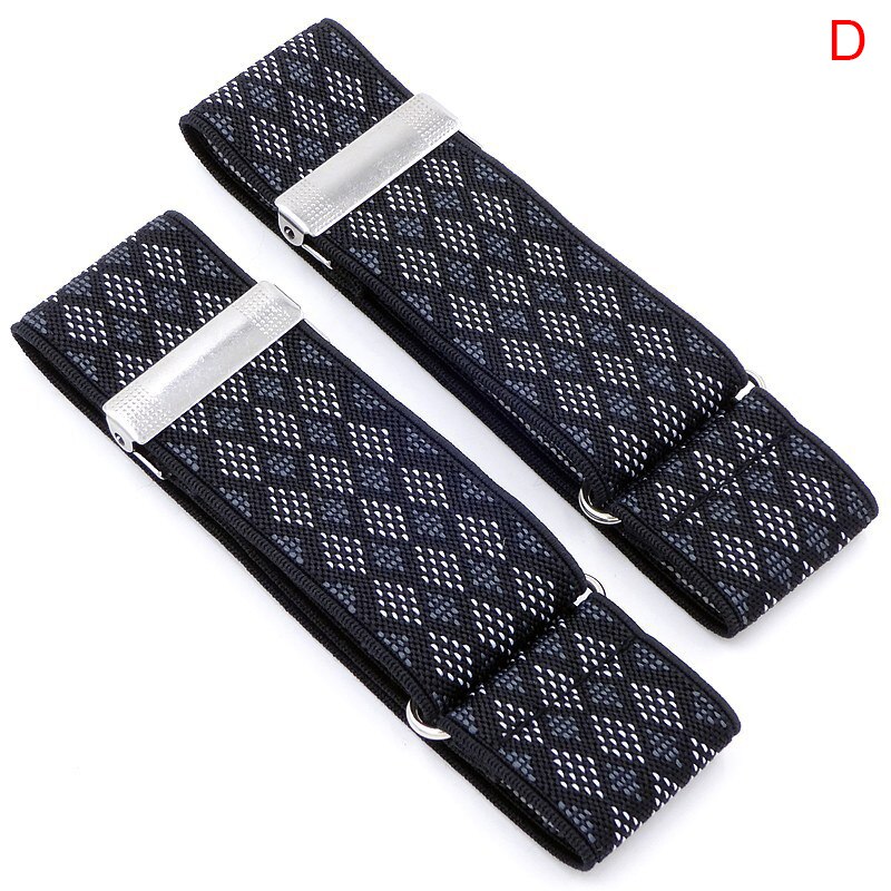 1 par mænds skjorte justerbar armbånd ærme strømpebånd bartender manchet holder armbånd holder  up 36 x 3.5cm: D