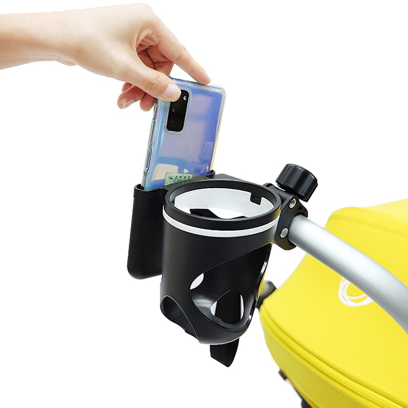 Accesorios para cochecito de bebé, portavasos Universal con soporte de montaje ajustable, soporte para teléfono móvil, Compatible con Bugaboo Bee