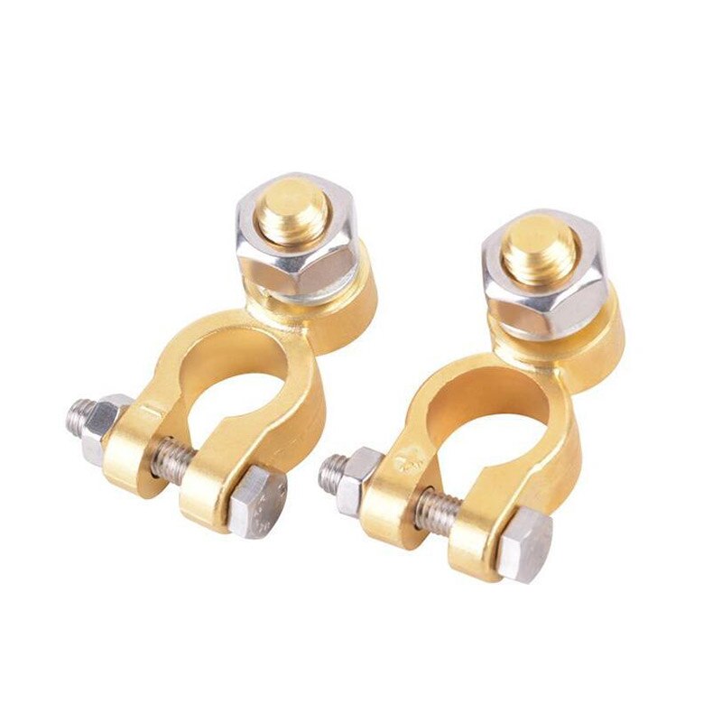 Universele Messing Batterij Terminal Post Positieve Negatieve Voor Auto Voertuig Marine Boot