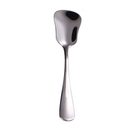 Cucharas de acero inoxidable para cuchara, Mini cucharas de café chapadas en titanio, vajilla colorida de arcoíris y oro rosa, de cucharas con cabeza cuadrada: Silver