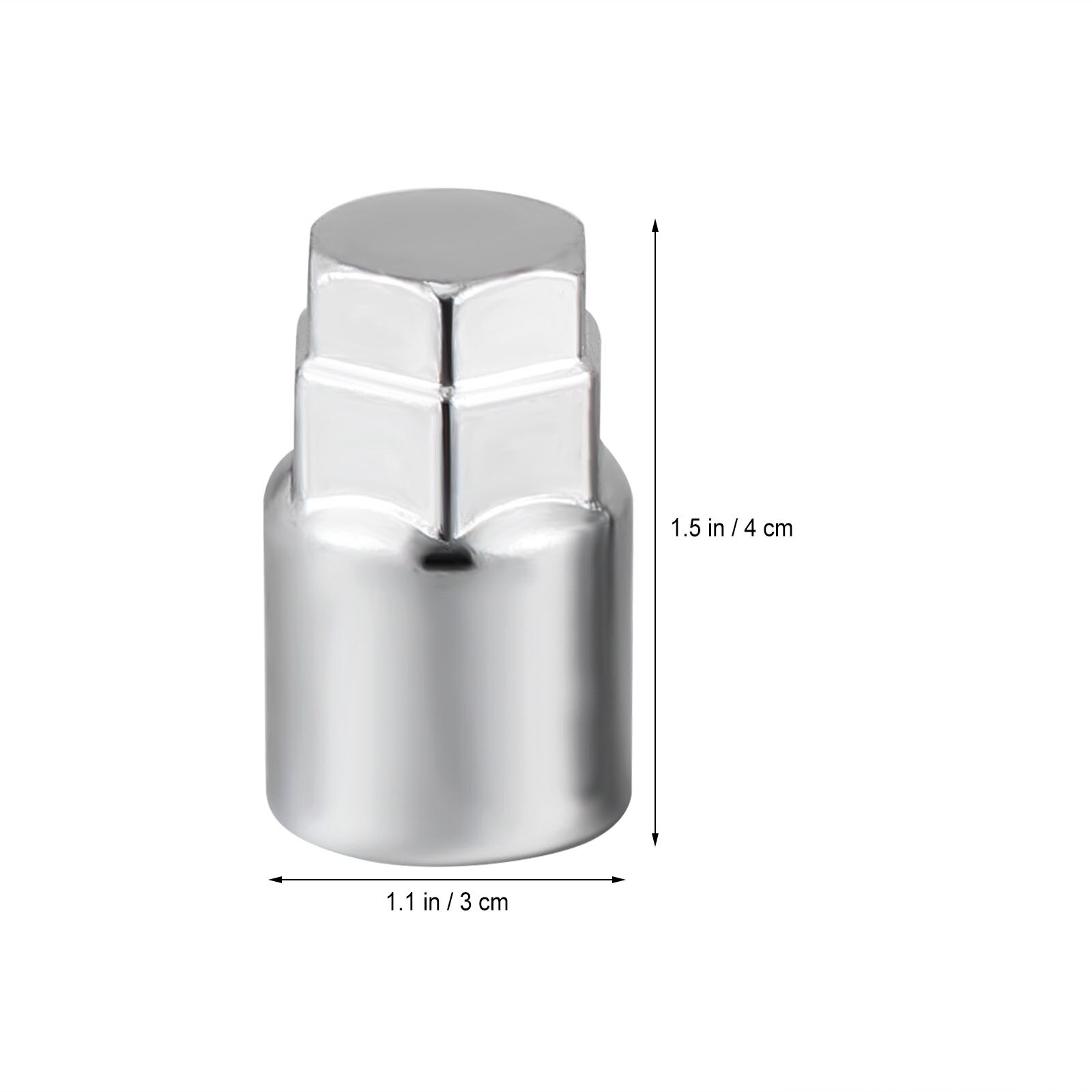 4pcs Universal Wheel Lock Lug Nuts Anti Theft Locking Nuts with 1pc Sleeve