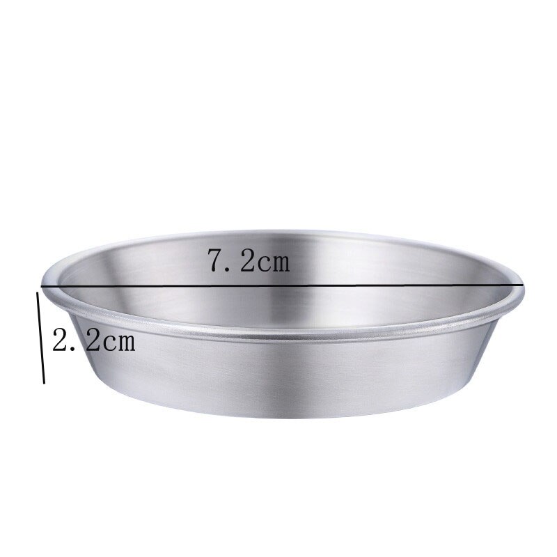 304 Rvs Kimchi Plaat Schotel Kom Saus Goud Gouden Kleine Schotel Opslag Trays Plaat Snacks Platte Kruiden Doos Servies: 7.2x2.2cm