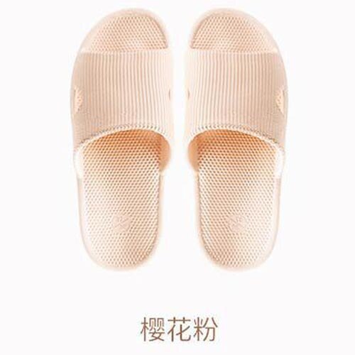 Xiaomi mijia slippers soft ladies men's children's sandals non-slip home shower slippers children's casual slippers smart home: Pink 250mm