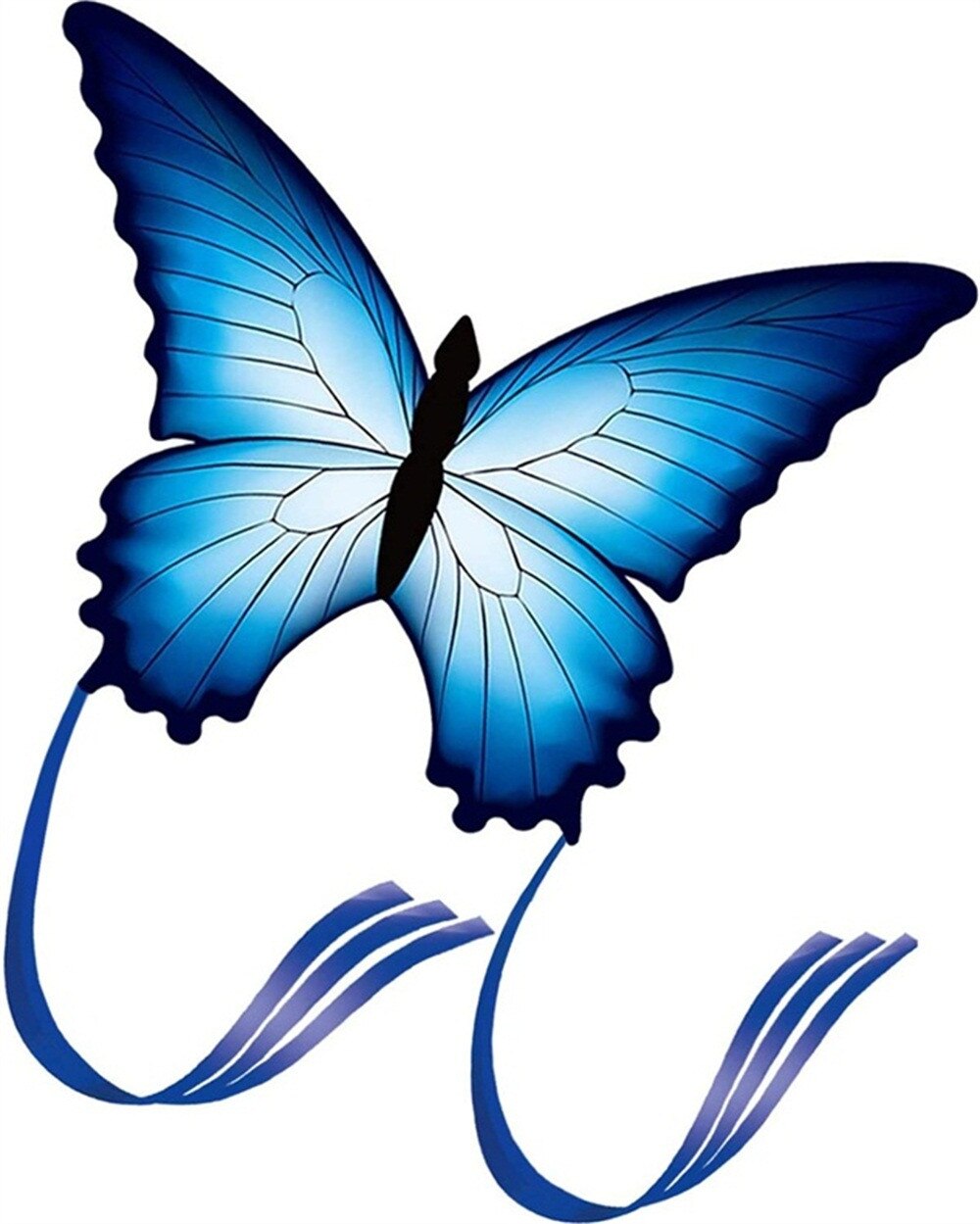 Cometa de mariposa bonita para niños, juegos y actividades al aire libre, línea única, juguetes para niños,