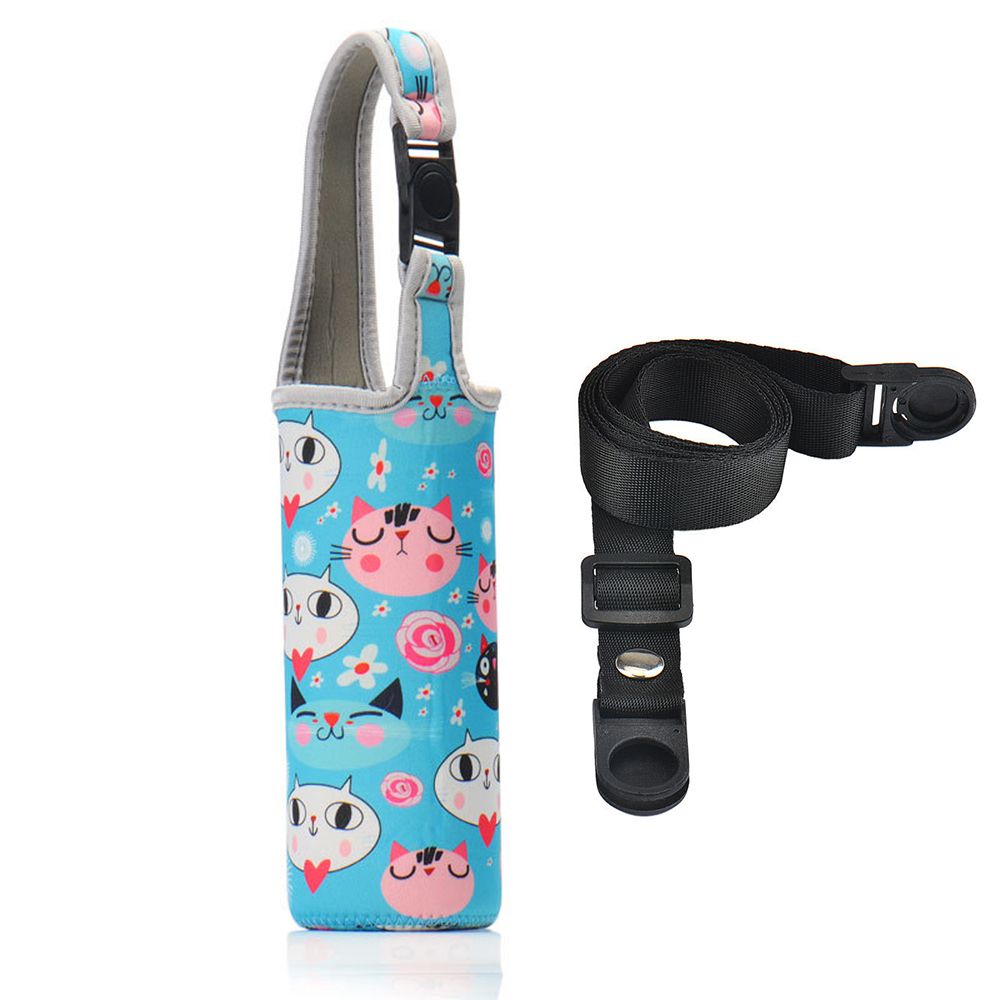 Universal bolsa de garrafa de água saco térmico de alta capacidade isolado saco térmico viagem ao ar livre acampamento caminhadas: CINZA-ESCURO