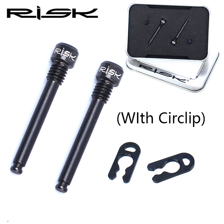 2 stücke Bike Hydraulische Bremse Stecker Mit Sicherungsring Titan Alloy Fixed Schrauben für Shimano XT XTR Für Sram XX Fahrrad bremse Stecker Teile: Black
