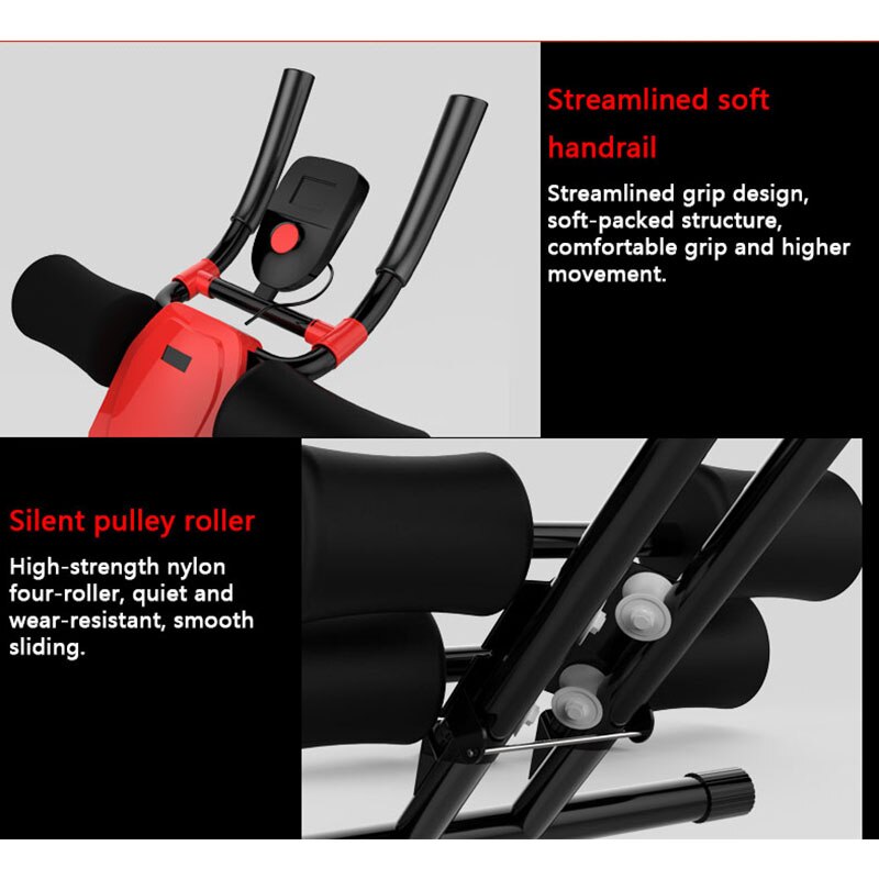 Abdomen Roller Home Unisex Waist Beauty Machine Thin Waist Abdomen Fitness Equipment Abdominal Training Sports Non-slip XB
