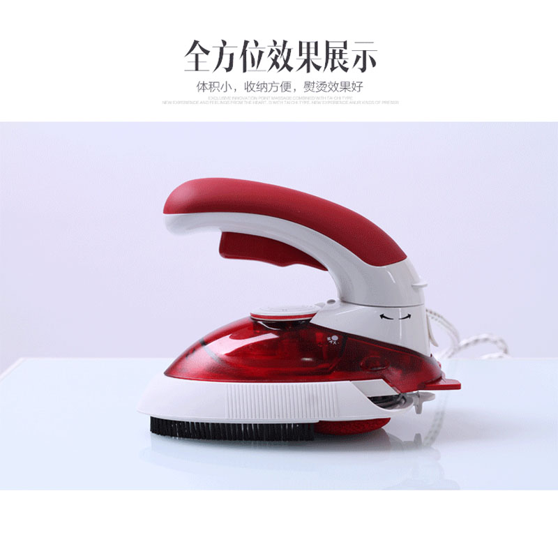 2 in one small electric garment steamer clothes ironing machine for home store travel 900W fast heating steamer brush GS28