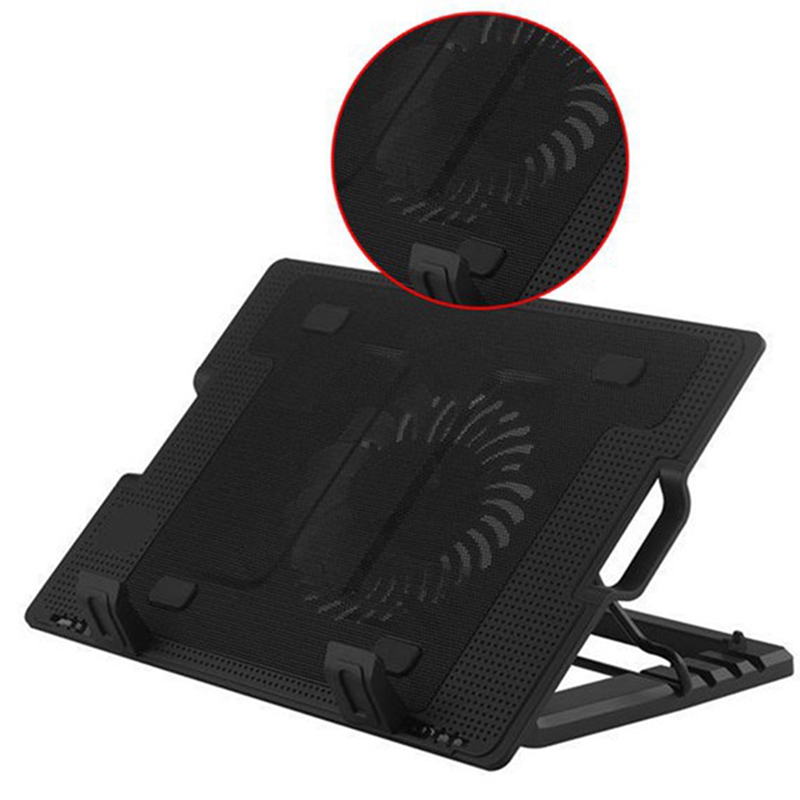 Laptop Cooling Pad About 37X27cm/14.5X10.6Inch Cooling Pad USB 2.0 Port Adjustable Laptop Stand