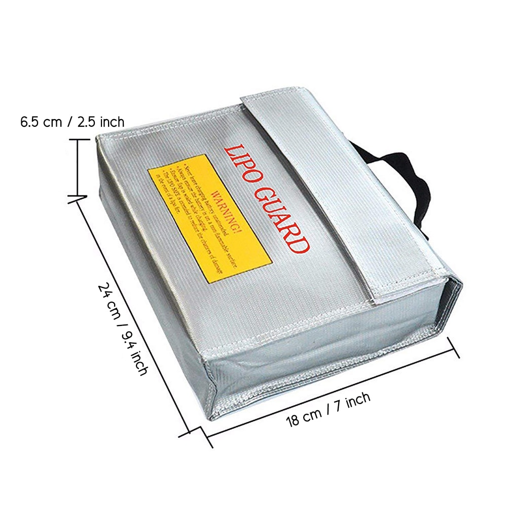 Office Document Folder Handheld Fireproof Explosionproof Lipo Battery Safe Bag Portable Heat Resistant Pouch Sack Storage