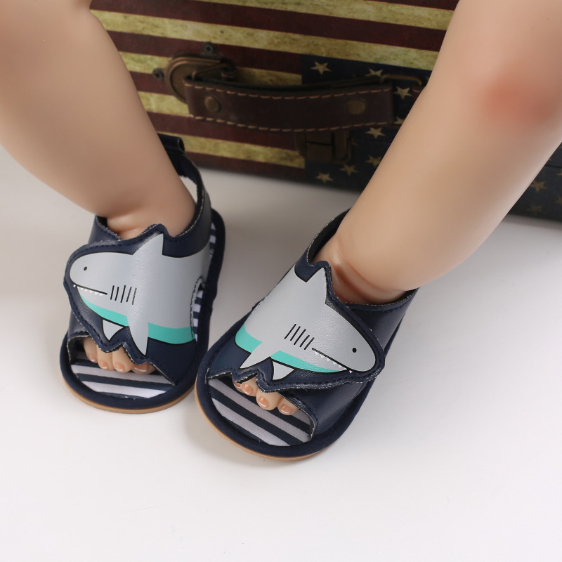 2021 nuovi sandali antiscivolo per bambini in PU estate bambino bambini ragazzi sandali da cartone animato Sneakers scarpe da bambino Prewalker per bambini
