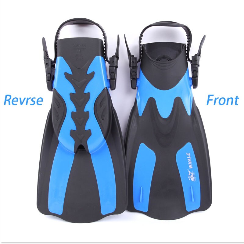 Pinne da nuoto per immersioni subacquee per Snorkeling professionale per balene trekking per pinne da immersione professionali per pinne da nuoto: blu / ML-XL