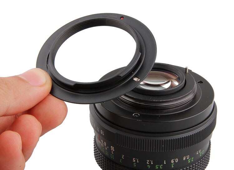 Aluminium Kamera Objektiv Adapter M42 Gewinde Objektiv PK Berg für Pentax K-3 K-30 K-50 K-5 II K-5 IIs K7 k-S1 K-r K20D K100D (M42-PK)
