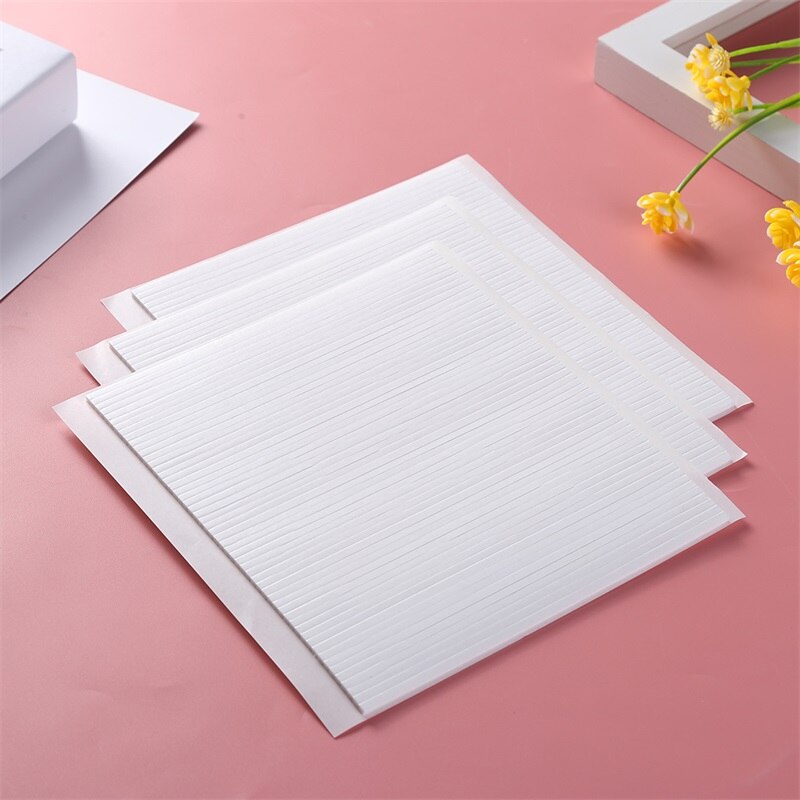 3mm Thickness Double-sided Adhesive Foam Single Strips for DIY Scrapbooking Shaker Cards Making Craft Supplies