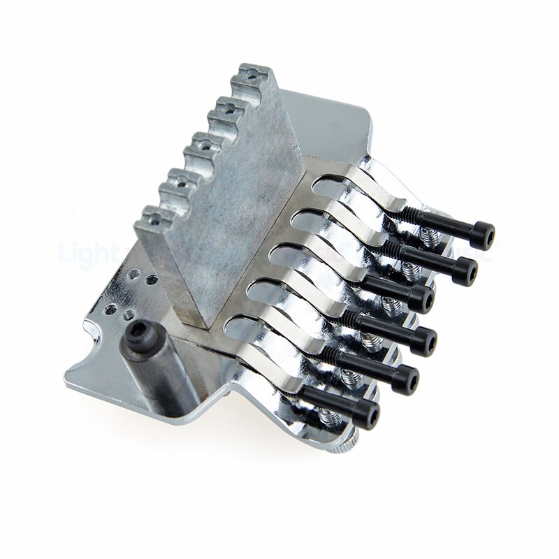 Elektrische Gitaar Tremolo Brug Systeem 6 String Dubbele Roll Staartstuk Zadel Voor Elektrische Gitaar Vervanging Zinklegering Materiaal
