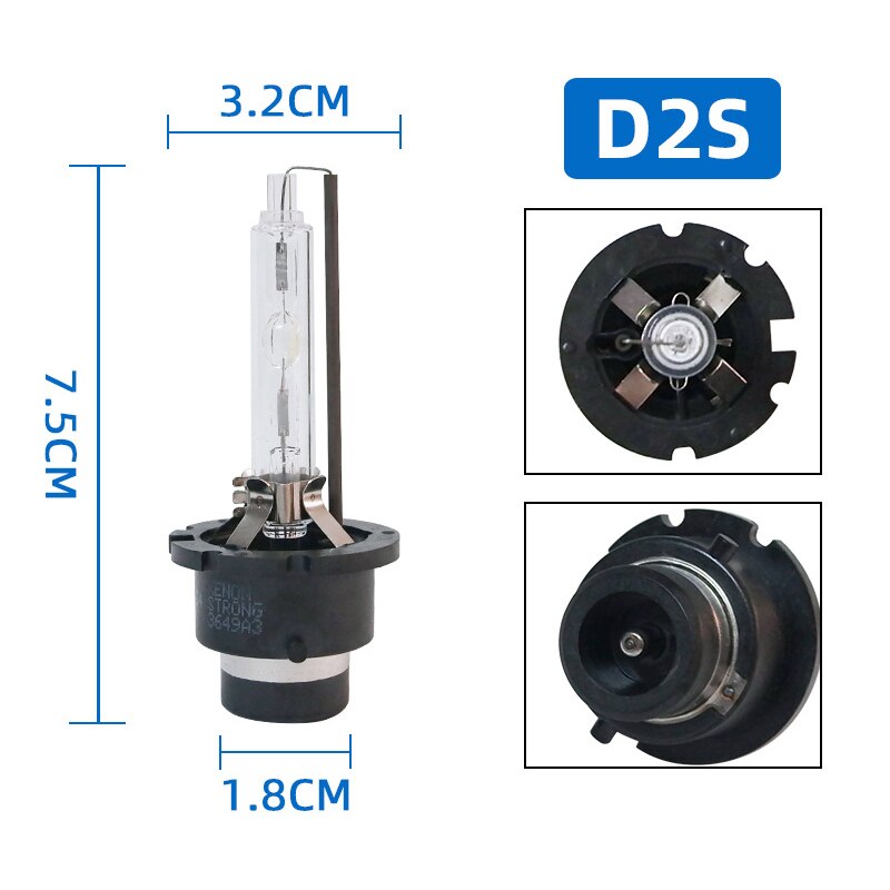2PCS Super brightness 35W D1S D2S D2R D3S D4R 8000lm Xenon HID Bulbs Car HeadLight Replacement 6000k Car headlight bulbs For Car