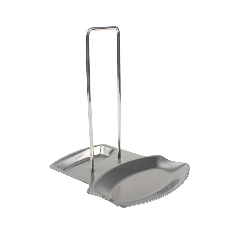 Stainless Steel Pan Pot Cover Lid Rack Stand Spoon Holder Stove Organizer Home Storage Soup Spoon Rests Kitchen Tools: Default Title