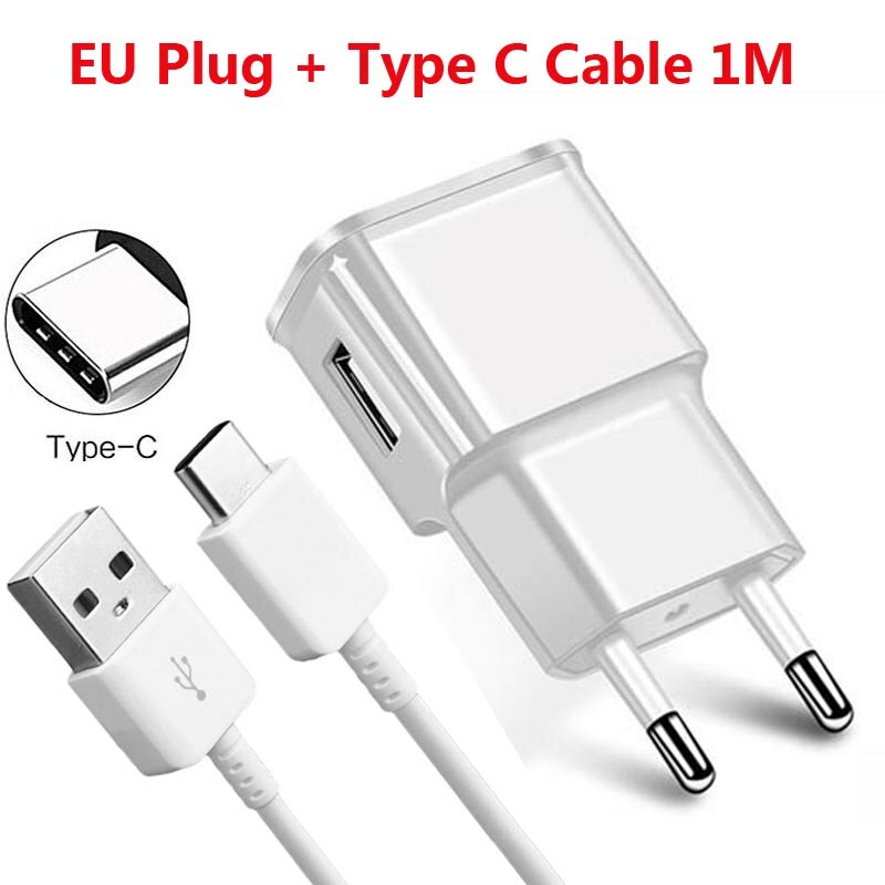 Usb Type C Snelle Opladen Lader Kabel Voor Lg V40 V30 V20 V10 G7 Google Pixel 3 Xl 2 Xl C Bq Aquaris X2 Pro X Pro Telefoon Oplader: Plug and Cable White