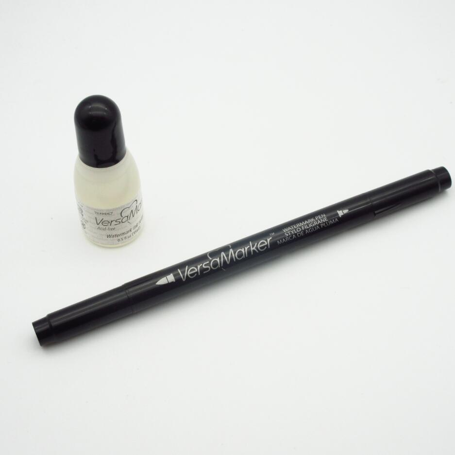 Almohadilla para sello de tinta VERSAMARK, grande, pequeña, con relleno de lápiz, de aceite disponible TSUKINEKO, almohadilla de tinta japonesa: C